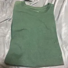 チャンピオン　ダークグリーン クルーネック Tシャツ