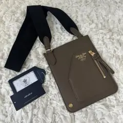 【極美品】ADMJ ショルダーバッグ マルチポーチ モバイルポーチ グレー