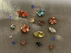 Swarovski 台座付き ラインストーン セット