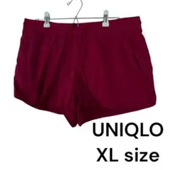 【美品】UNIQLO　ユニクロ　パンツ　トレーニングパンツ　ショート　XL