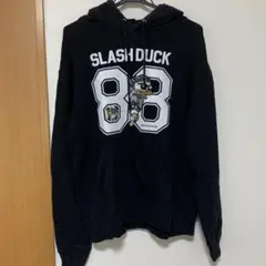 duckdude パーカー レディース Lサイズ ブラック