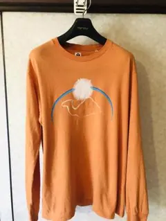 ハリウッドランチマーケット　キャメル　長袖　Tシャツ