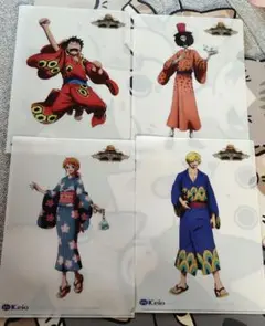 ワンピース onepiece 麦わらストア 新宿 数量限定 特典 4枚セット