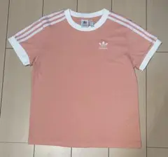 adidas ピンク Tシャツ J-3