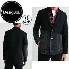 Desigual テーラードジャケット サイズ54 グレー　3XL 2025年最新】Desigual メンズ テーラードジャケットの人気