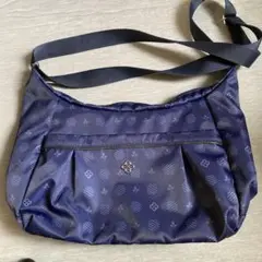GON★CHAさん専用 ネイビー ドット柄 ショルダーバッグ
