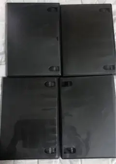 DVD 空ケース　1枚入り× 4個セット 黒