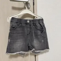 【美品】バースデイプラス＋　デニムショートパンツ 100