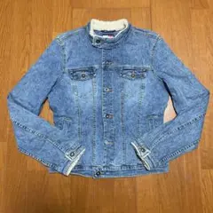 袖と襟がモコモコ!tommy jeans トミー ジーンズ デニムジャケット