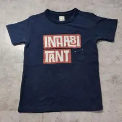 インハビタント パイル地 半袖Tシャツ ネイビー Mサイズ