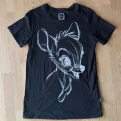 A/T Selframe ディズニー　バンビ　tシャツ　黒