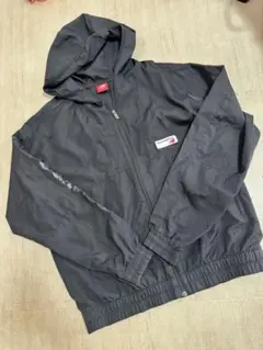 New Balance ブラック ナイロンジャケット X-LARGE