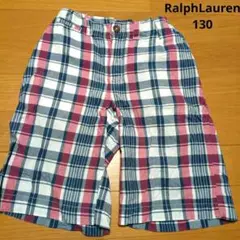 Ralph Lauren チェック柄 ハーフパンツ キッズ 130