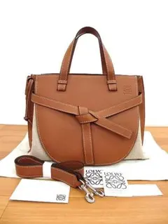 美品 LOEWE ロエベ 321.39.U60 ゲート トップハンドル バッグ
