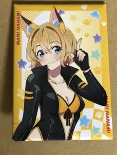 彼女、お借りします　巫女　rider 七海麻美　スクエア　缶バッジ