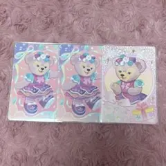 ダッフィーアンドフレンズ　香港ディズニー　20周年 シェリーメイ　カード