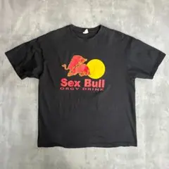 00s JHK“Sex Bull ORGY DRINK” パロディTシャツ