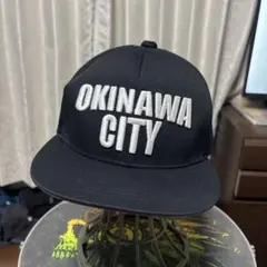 OKINAWA CITY ポークランチョンミート　ブラック　キャップ