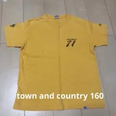 タウンアンドカントリー　town and country ロゴ　Tシャツ　160