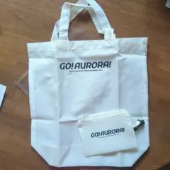GO! AURORA! エコバッグ ホワイト