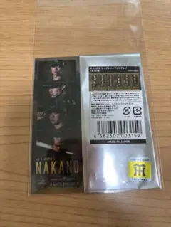 阪神タイガース　B-LUCK シークレット　フォトグレイ　中野拓夢　１枚