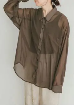 シアービッグシャツ　アーバンリサーチ