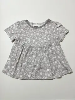スラップスリップ　花柄 Tシャツ 100cm