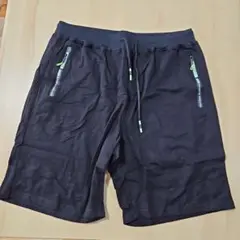 短パン　ハーフパンツ　黒　ブラック　サイズ38　【新品未使用】