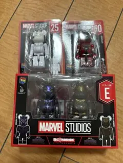 ハッピーくじ　マーベル　marvel ベアブリック　E賞　25 30