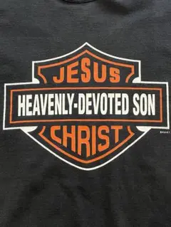 1654 JESUS CHRIST ハーレーダビッドソン パロディTシャツ XL
