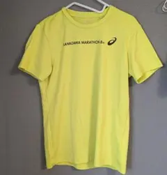 金沢マラソン2022 Tシャツ asics イエロー