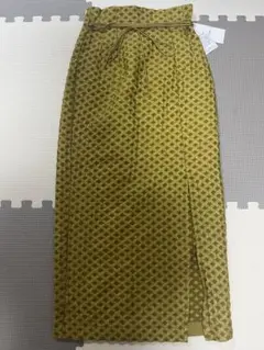 ムルーア　ダイヤモンドパターンロングスカート　新品