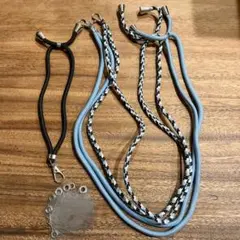 ✨️‼️半額SALE‼️✨️ スマホストラップ 3本セット （グレー 迷彩 ブラック）