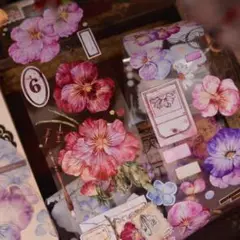 三色菫 小白家 PET テープ 1ループ