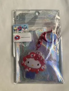 【新品未開封】 関西万博ハローキティ x ミャクミャク　ぷっくり立体キーホルダー