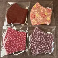 桜柄含む４種　マスク　インナーマスク　③