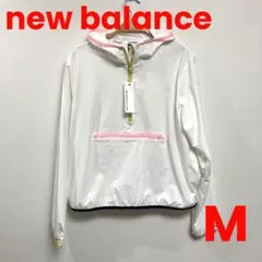 ニューバランス ハーフジップフーディジャケット【新品】Mサイズ レディース