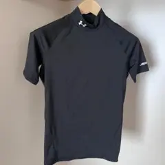 Under Armour ブラック ハイネック 半袖 アンダーシャツ