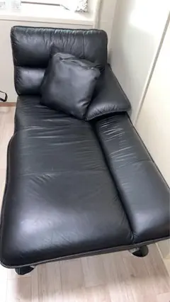 セット品① ニトリ　ロゾ　カウチソファ　ブラック