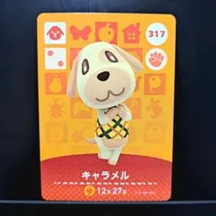 【匿名発送】amiiboカード◆キャラメル…317。