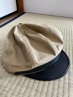 ベージュキャスケット キャップ　バイカー　パンク　punk グッドロッキン
