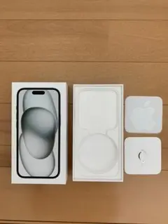 空箱 iPhone 15箱 Black 黒 Apple