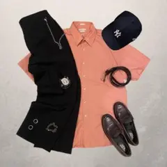 c-boy style(No.196)ピンク×チェックで差がつく夏シティーボーイ