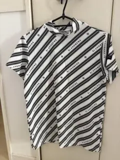 st ANDREWS ストライプ柄 半袖シャツ