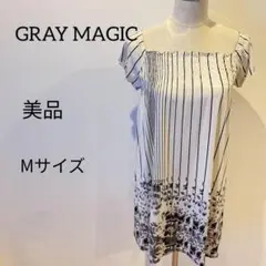 【美品】GRAY MAGIC トップス チュニック レディース ホワイト 2