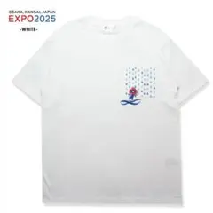 【EXPO2025】　刺繍ポケット付き 半袖Tシャツ