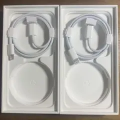 2本セット　アップル 純正ライトニングケーブル　タイプC　1M　【新品未使用】