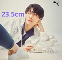 PUMA SnowMan ブラック 23.5 渡辺翔太深澤辰哉モデル 渡辺翔太 💙 PUMA with Snow Man TO THE NEW WORLD 未知なる