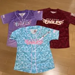 東北ゴールデン楽天イーグルス　ユニ3枚➕スティクライト