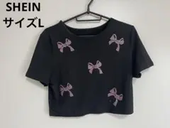 SHEIN シーイン　レディース　半袖　Tシャツ　リボン
